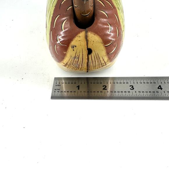 Vintage Daiya Tin Litho Duck Toy Bobbing Head Made in Japan Miss lower bill - Picture 3 of 7